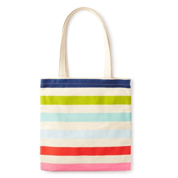 Kate Spade New York Candy Stripe Canvas Tote Bag with Interior Pocket NWT - Picture 6 of 6
